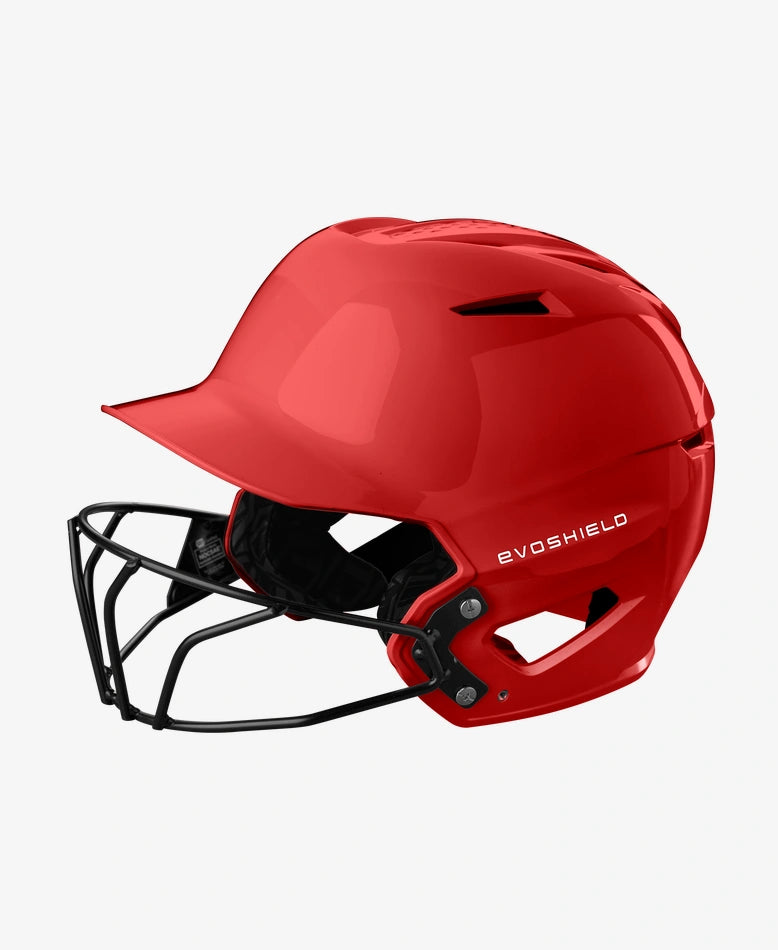 EvoShield - Pro-SRZ Navy/Red Catcher's Helmet - Hit After Hit