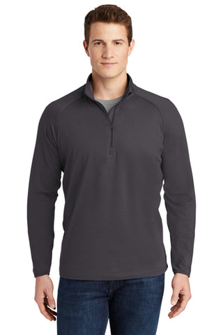 Sport-Tek Men's Sport-Wick Stretch 1/2 Zip Jacket