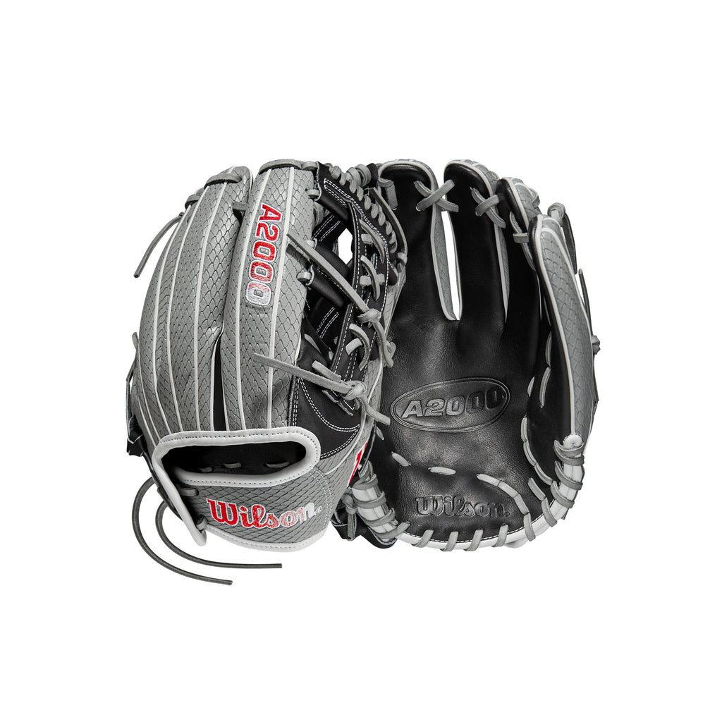 Wilson A2000 2023 FP75SS Fielders Glove Grey/Black/Red – The
