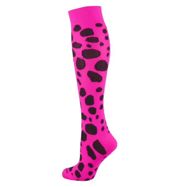 SOCKS JQ/ LEOPARD/POLY STARMIXED COTTON BASE20/TEC-