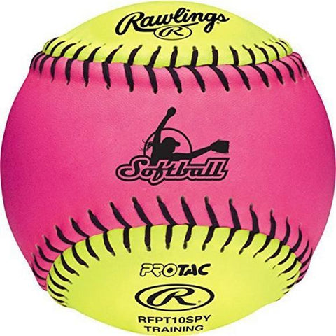 Rawlings RFPT10SPY 10" Optic Pink/Yellow FPEX Training Ball
