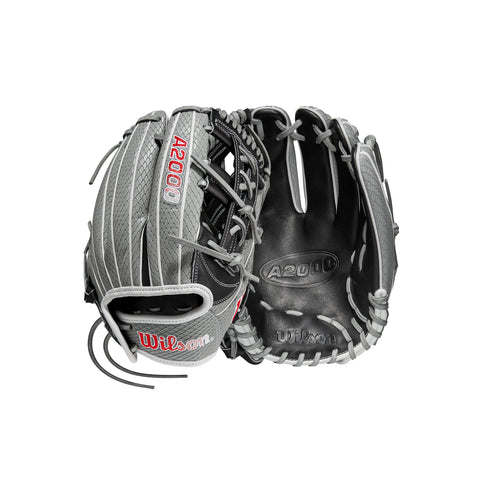 Wilson A2000 2023 FP75SS Fielders Glove - Grey/Black/Red